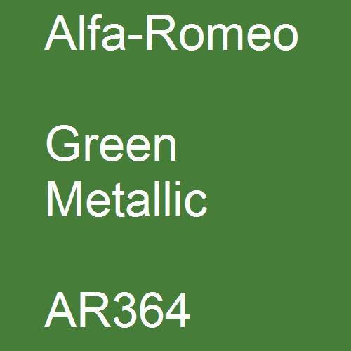 Alfa-Romeo, Green Metallic, AR364.